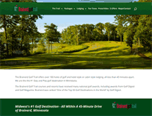 Tablet Screenshot of brainerdgolftrail.com